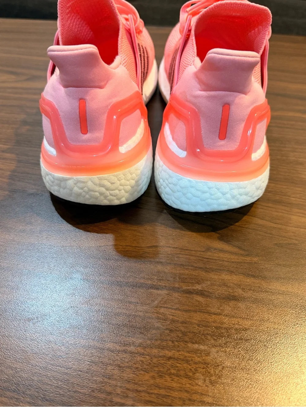 Like New adidas Ultraboost 20 Running Shoes Coral Pink knits